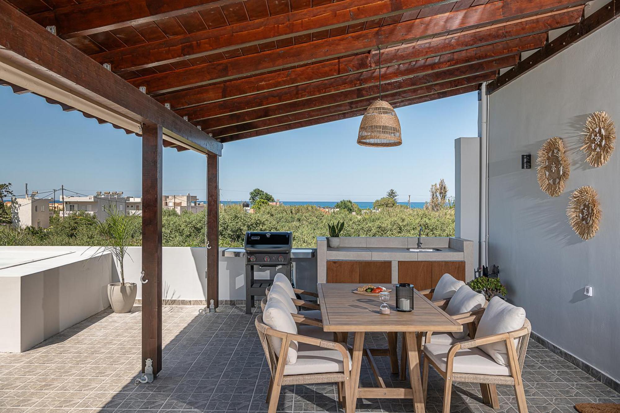Sol Luxury Apartment - Close To The Beach With A Private Mini Pool Chania  Bagian luar foto